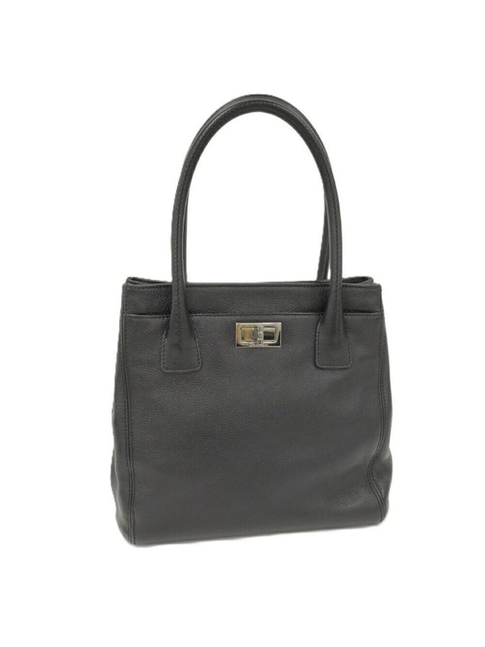 Chanel Executive Tote Handbag 2.55 Lambskin Black
